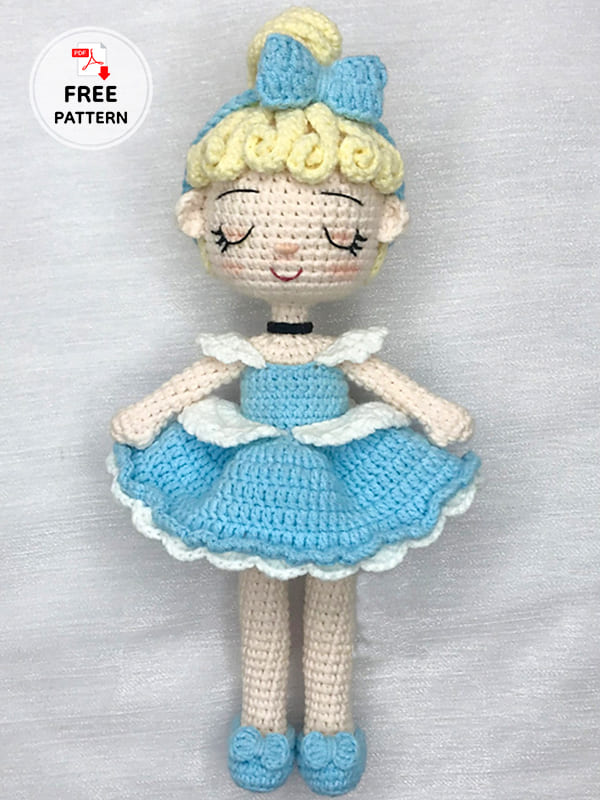 Cinderella Crochet Doll Amigurumi Free Pattern