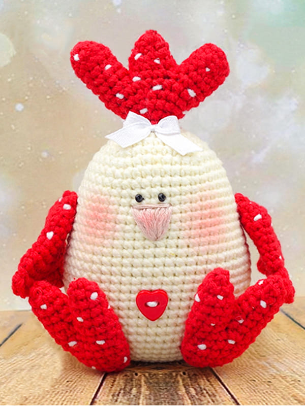 Crochet Chicken Tilda Amigurumi Free Pattern