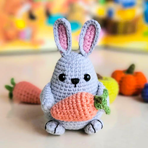 Crochet Easter Bunny Amigurumi PDF Free Pattern