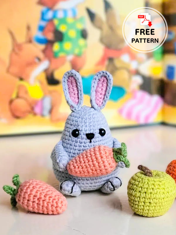 Crochet Easter Bunny Amigurumi PDF Free Pattern