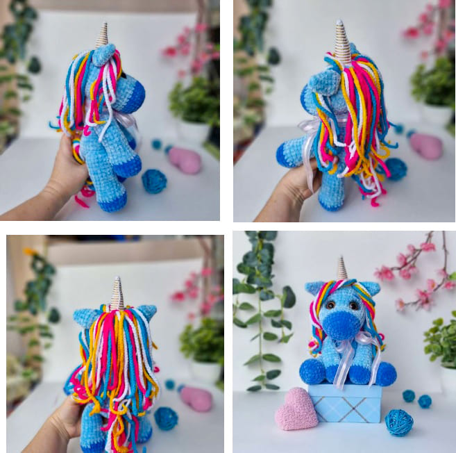 Crochet Unicorn Marshmallow Amigurumi Free Pattern