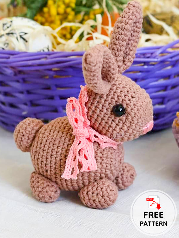 Easter Bunny Amigurumi Free PDF Pattern