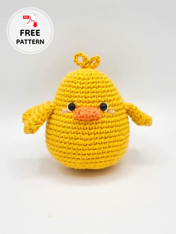 Easter Crochet Chicken Amigurumi PDF Free Pattern