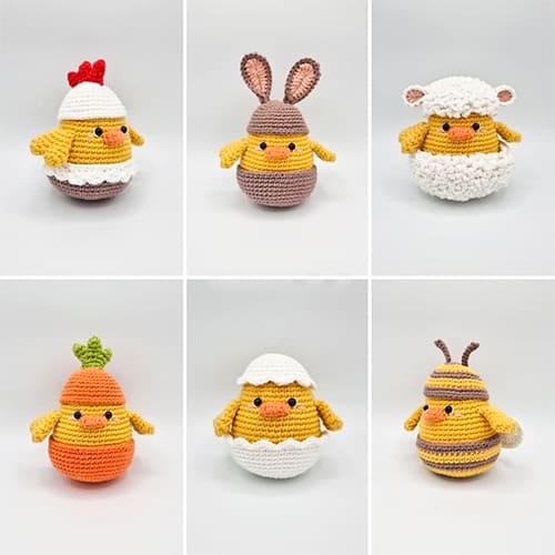 Easter Crochet Chicken Amigurumi PDF Free Pattern