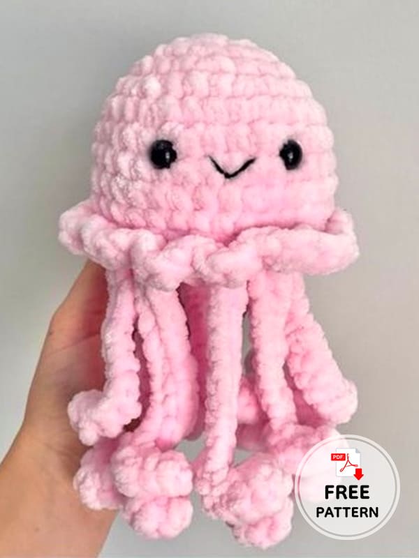 Janie The Crochet Jellyfish Free Amigurumi Pattern