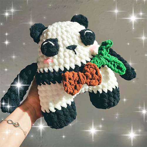 Plush Crochet Panda Amigurumi PDF Free Pattern