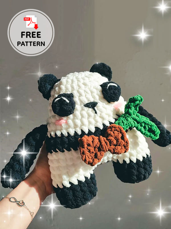 Plush Crochet Panda Amigurumi PDF Free Pattern