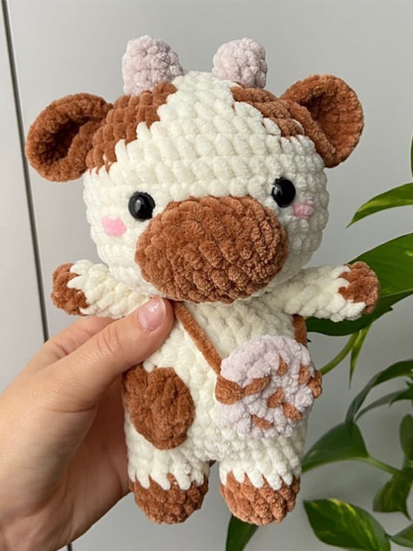 Strawberry Cow Crochet Free PDF Amigurumi Pattern
