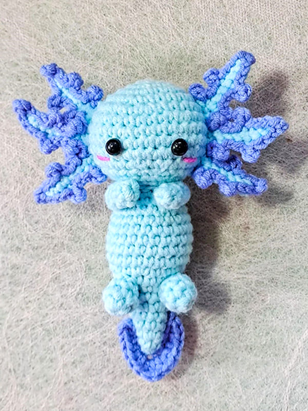 Crochet Axolotl Free PDF Amigurumi Pattern