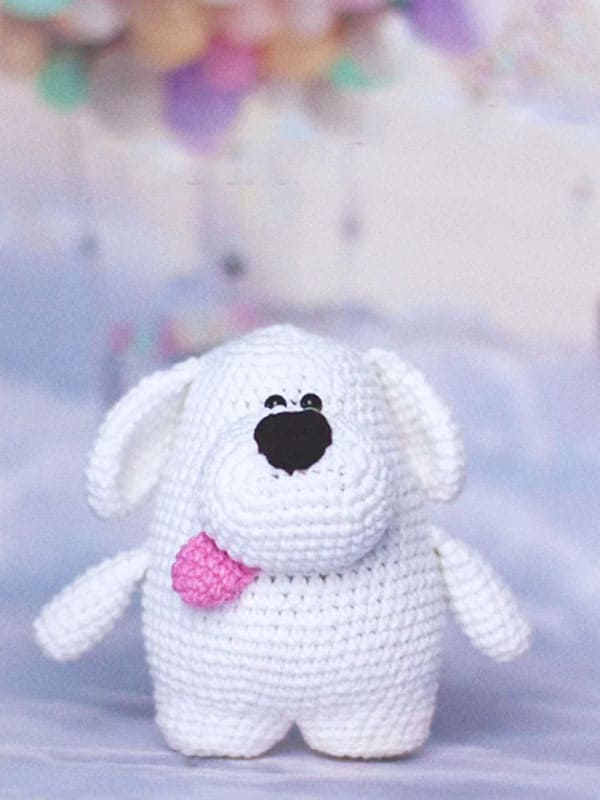 Crochet Dog Marshmallow Amigurumi Free Patterns PDF