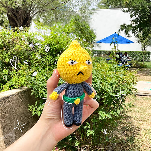 Crochet Doll Earl of Lemongrab Free PDF Pattern