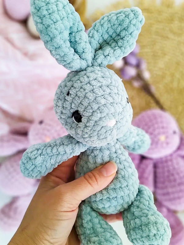 Crochet Plush Bunny Amigurumi Free Pattern