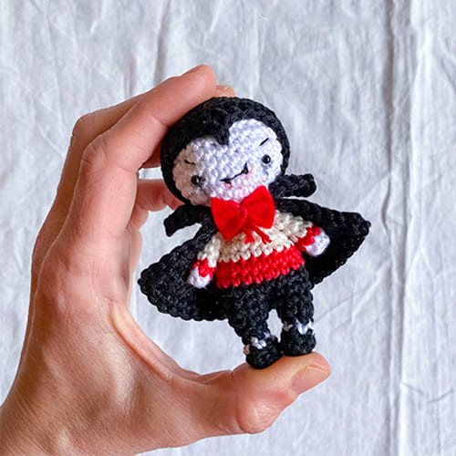 Crochet Vampire Doll Amigurumi PDF Free Pattern