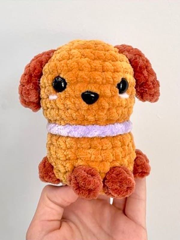 Free Plush Easy Crochet Dog Amigurumi Pattern