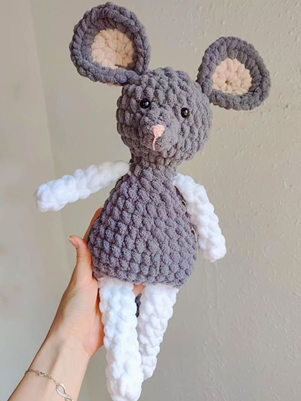 Soft Crochet Mouse Amigurumi Free PDF Pattern