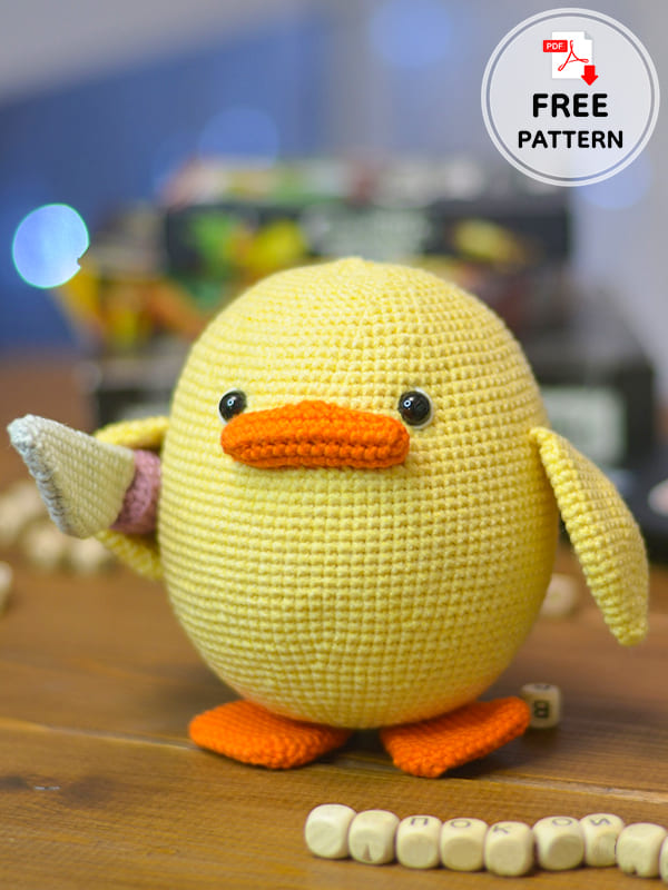 Angry Duck PDF Amigurumi Crochet Free Pattern