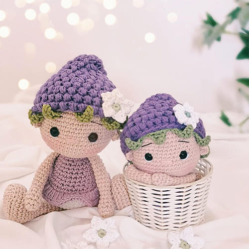 Crochet Baby Doll Berry Amigurumi PDF Free Pattern