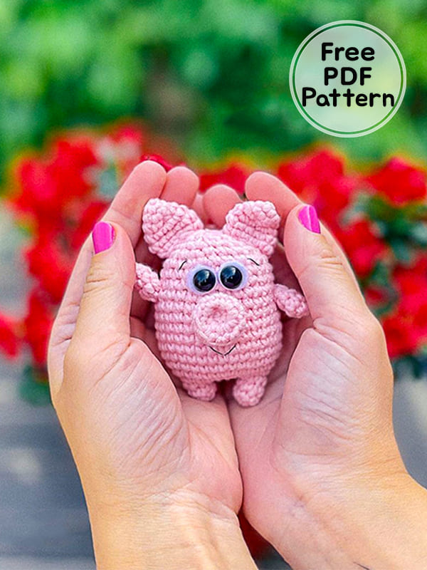 Crochet Little Pig Free PDF Amigurumi Pattern