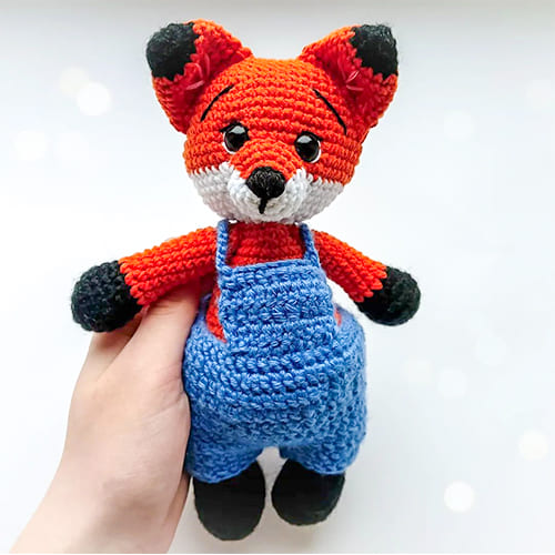 Cute Crochet Fox Amigurumi PDF Free Pattern
