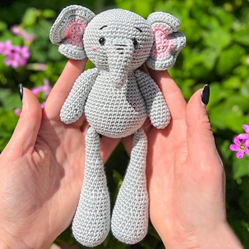 New Little Crochet Elephant Amigurumi Free PDF Pattern