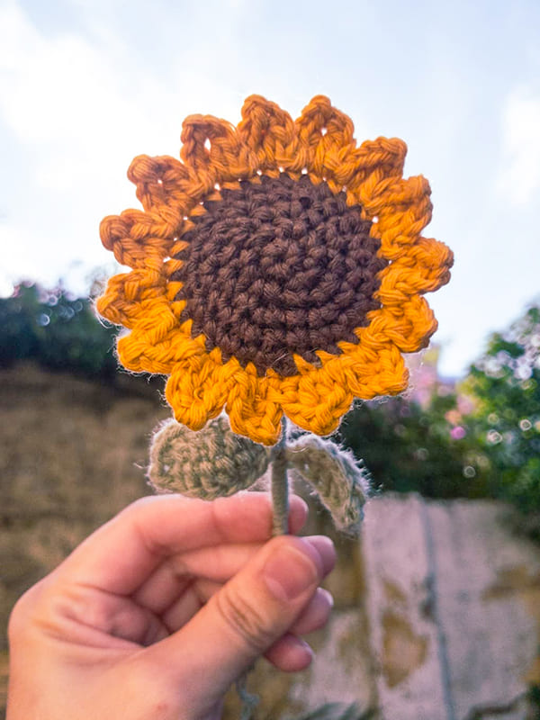 Free PDF Sunflower Crochet Pattern