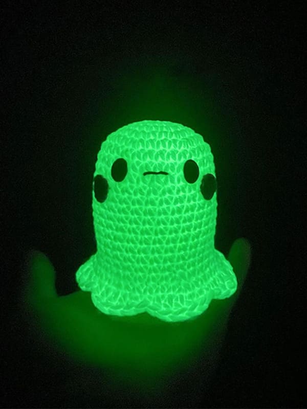 Glow In The Dark Crochet Ghost Free Pattern