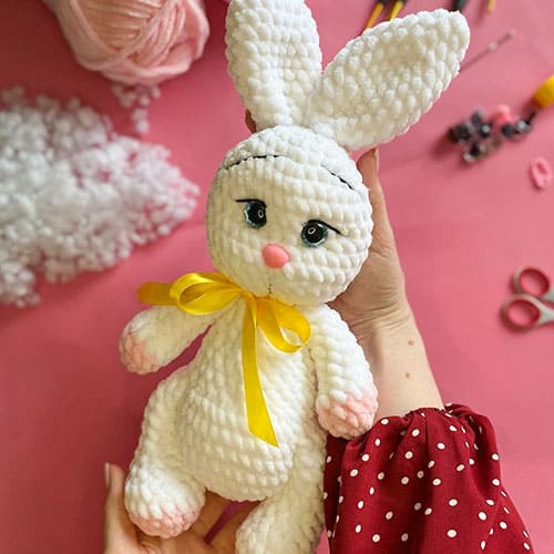 Plush Free Crochet Bunny PDF Pattern