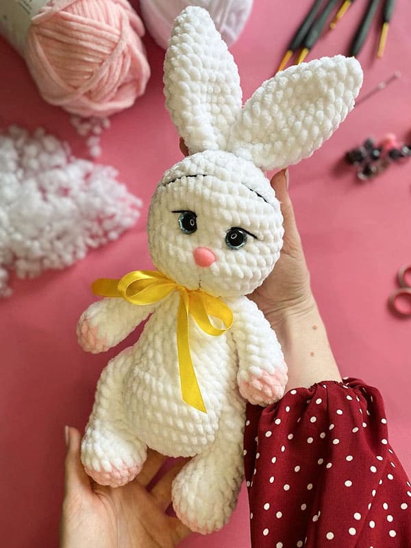 Plush Free Crochet Bunny PDF Pattern