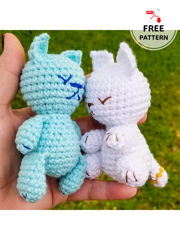 Sleepy Crochet Cat Free Pdf Amigurumi Pattern