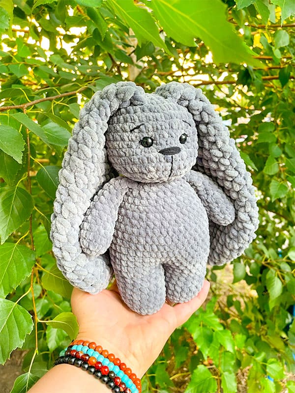 Coal Amigurumi Bunny Free PDF Pattern