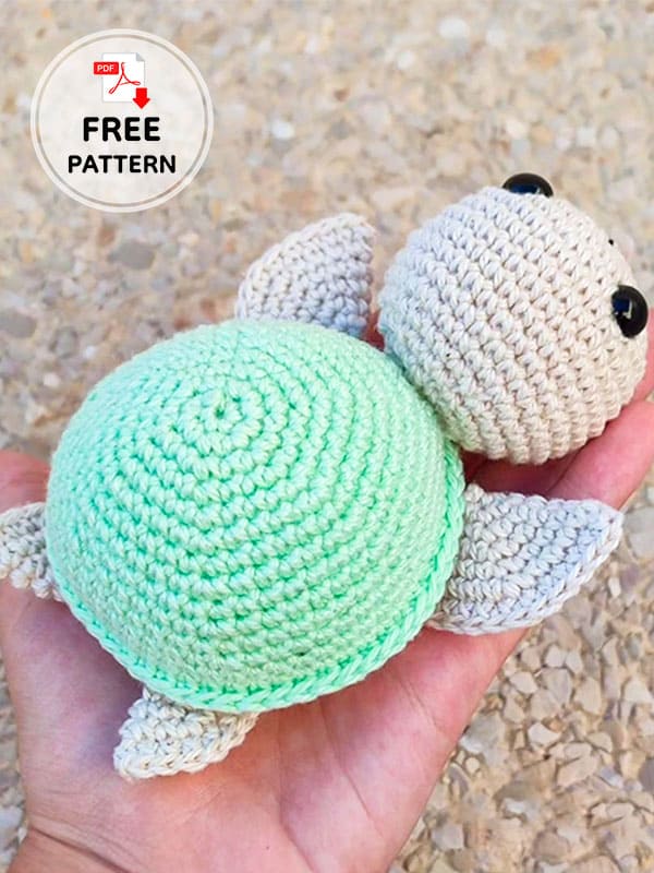 Crochet Sea Turtle Free Amigurumi Pattern