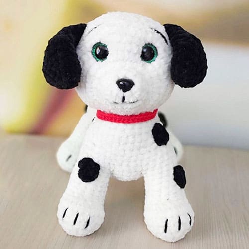 Dalmatian Crochet Dog Free Amigurumi Pattern