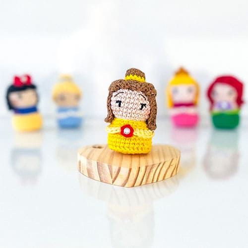 Disney Princess Belle Crochet Doll Amigurumi Free Pattern