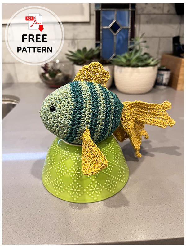 Finley The Fish Pattern Crochet Free Amigurumi (2)