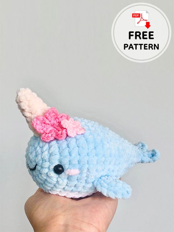 Free Narwhal Crochet Pattern