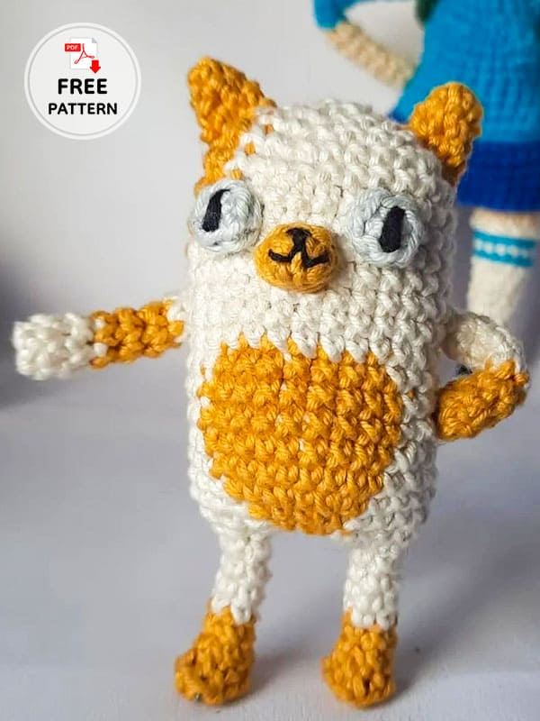 Adventure Time Cake The Crochet Cat Amigurumi Free Pattern