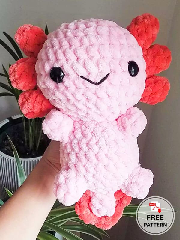 Axolotl Crochet Pattern 