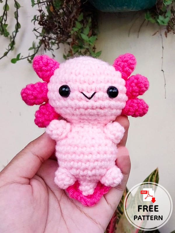 Axolotl Crochet Pattern 