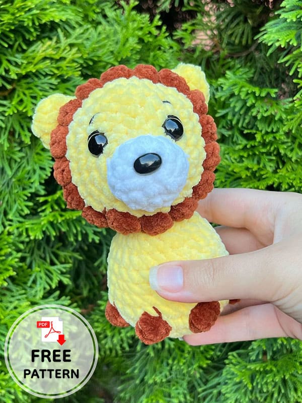 Easy Baby Free Lion Crochet Pattern