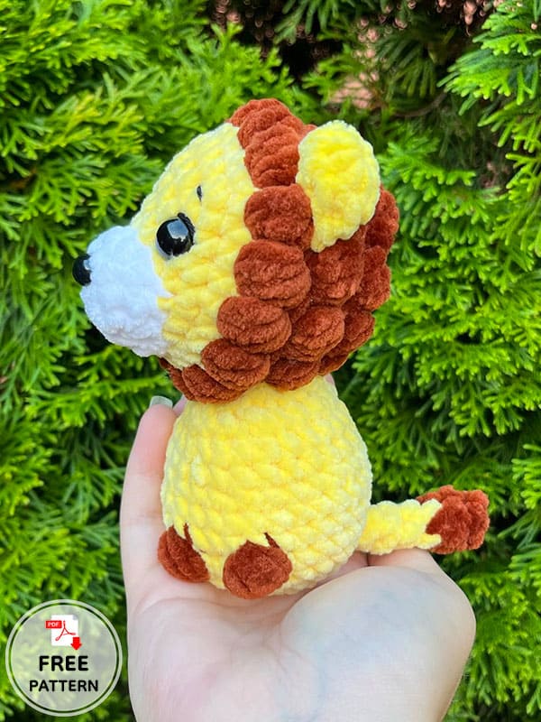 Easy Baby Free Lion Crochet Pattern