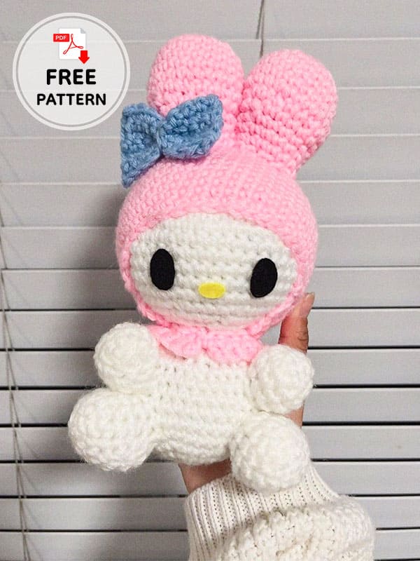 Free Amigurumi Bunny My Melody Pattern