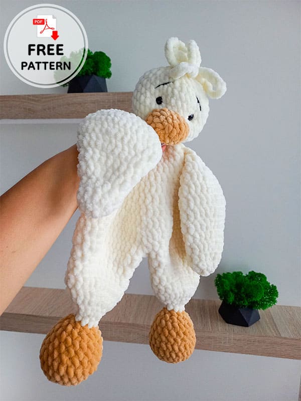 Free Crochet Plush Duck Amigurumi PDF Pattern