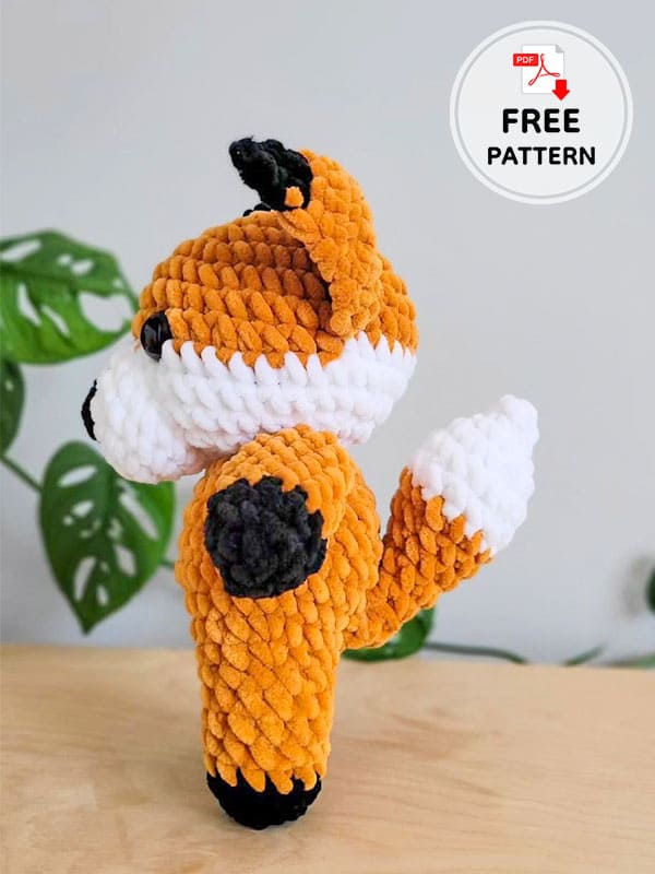 Free PDF Amigurumi Crochet Fox Pattern