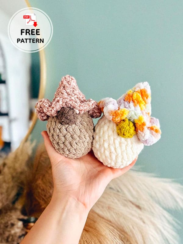 Free PDF Crochet Gnome Pattern