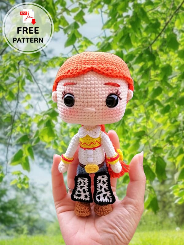 Jessie Toy Story Crochet Doll PDF Free Pattern