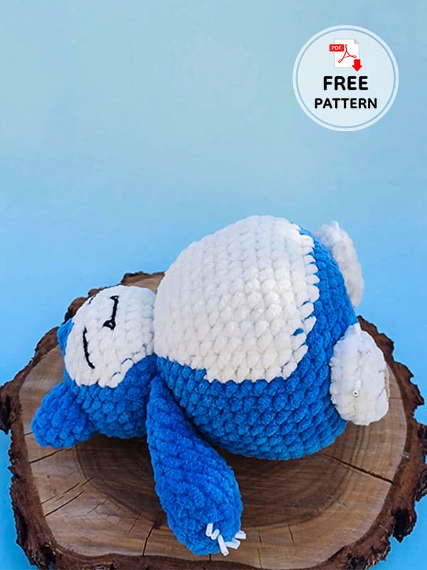 Snorlax Crochet Pokemon Amigurumi Free Pattern