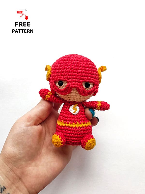 The Flash Free Crochet Doll Pattern