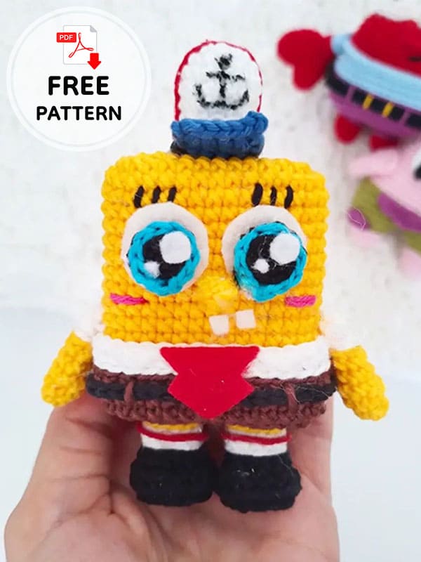 Amigurumi Free Spongebob Crochet Pattern-2