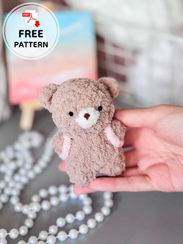 Amigurumi Teddy Bear With Backpack Free Crochet Pattern