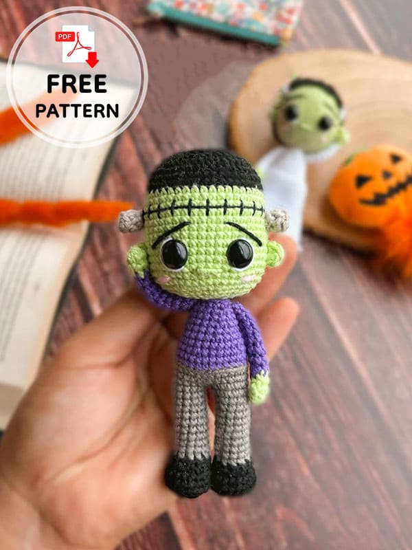 Free Frankenstein Crochet Doll Pattern - 2